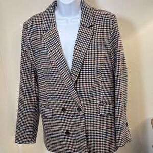 Rails Multicolor Checkered Blazer